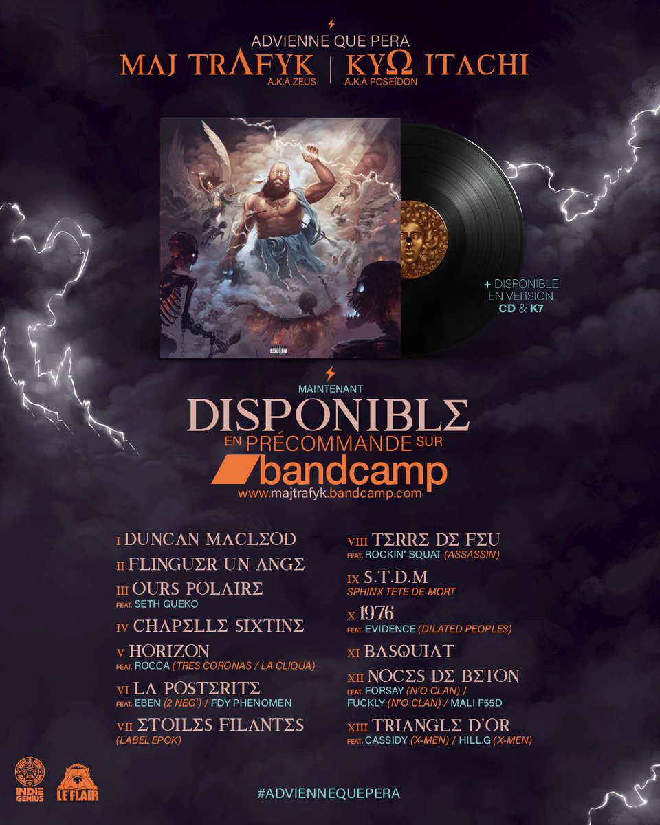 majtrafyk's tweet photo. Sortie Physique + Digitale: 09 avril 2021.
✊⚡#ADVIENNEQUEPERA
Précommande: 🛒 https://t.co/LXuOwx2xsI https://t.co/aeXpFq97pC
