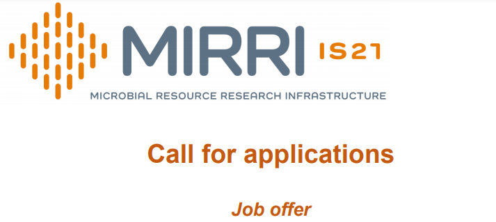 #JobVacancy! We are looking for a project manager to support the development of a five-year financial plan in collaboration with the partners of <a href="/MIRRI_live/">MIRRI-ERIC</a>. Deadline: 08 March 2021. Contact our access officer at liliana.avilaospina@pasteur.fr. Apply here: ismirri21.mirri.org
