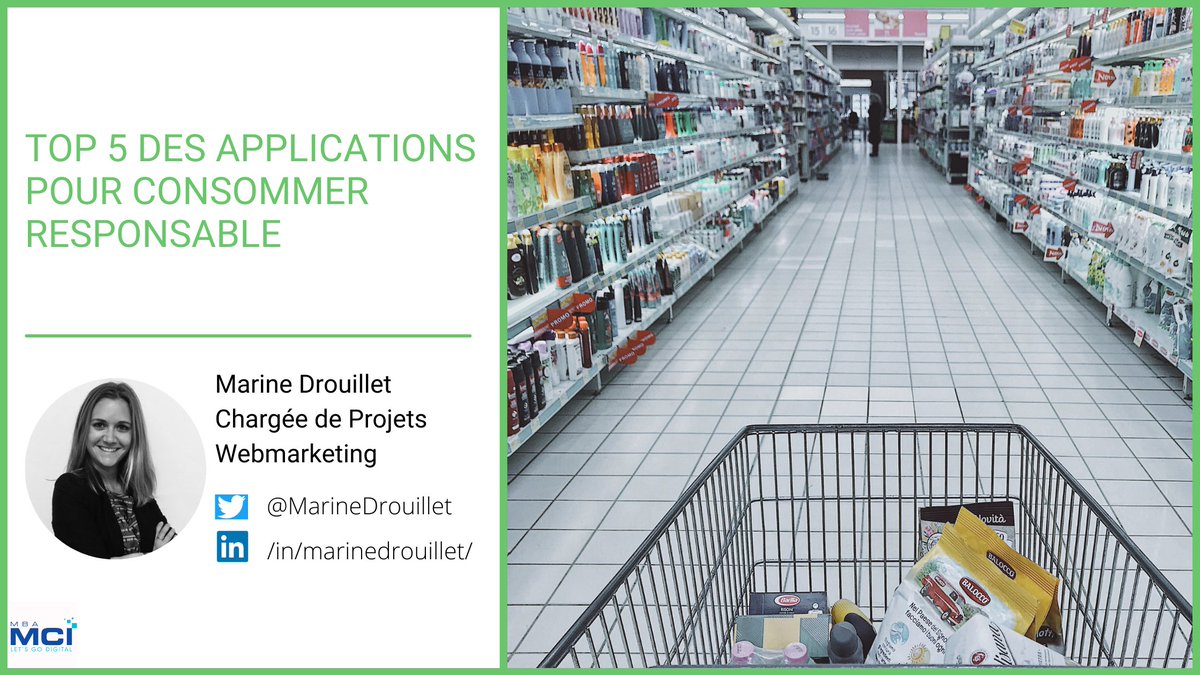 MarineDrouillet's tweet photo. Consommer moins et mieux ! C'est le sujet de mon 1er article pour le blog du #MBAMCI. Vous y trouverez 5 applications gratuites pour vous aider à adopter les bons gestes 🌍🌱 
➡️https://t.co/txUr5kEvYf
@mbamci @alexandre3h33 @PaulSonilhac @louisduroulle https://t.co/ixf1Vq4pQ4