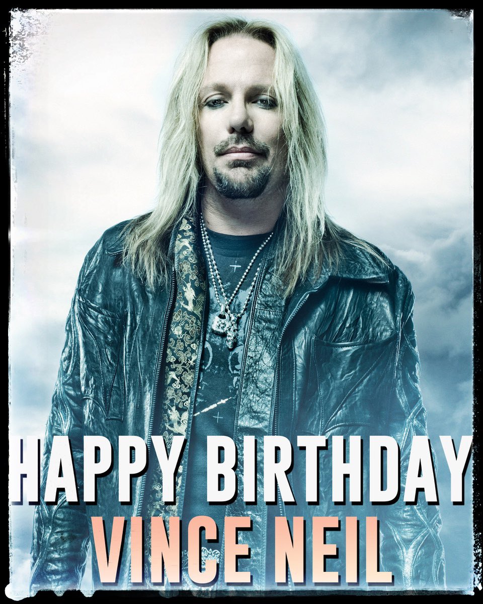 Let’s all wish @thevinceneil a very special Happy Birthday ⚡️🔥⚡️ 

#mötleycrüe #vinceneil #happybirthday