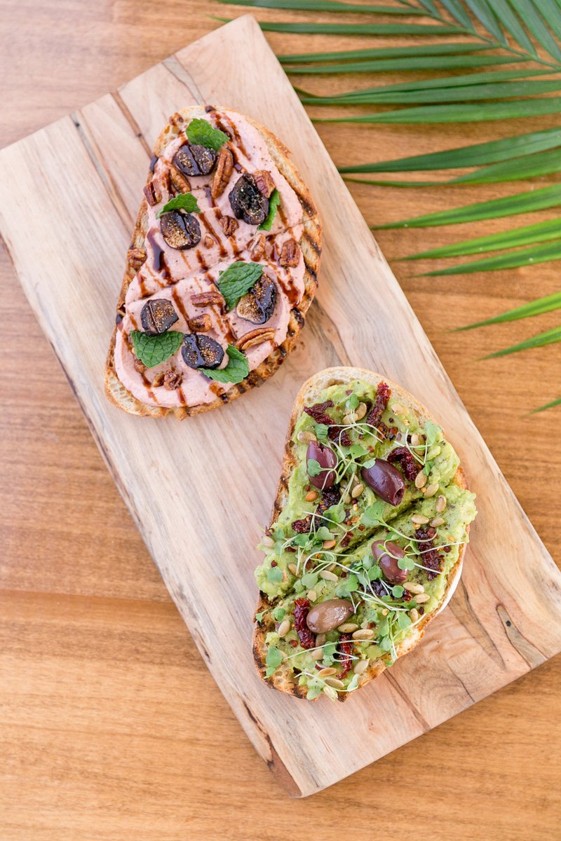 Can't decide, easy...just order both! 😈

Fig &amp; Hummus Toast: Mission Figs + Lemon Beet Hummus + Candied Pecans + Mint + Balsamic

Avocado Toast: Sun-Dried Tomatoes + Kalamata Olives + Crushed Red Pepper + Pepitas + Lemon

#MondayMotivation #mondaythoughts #Coffee #orlandocoffee