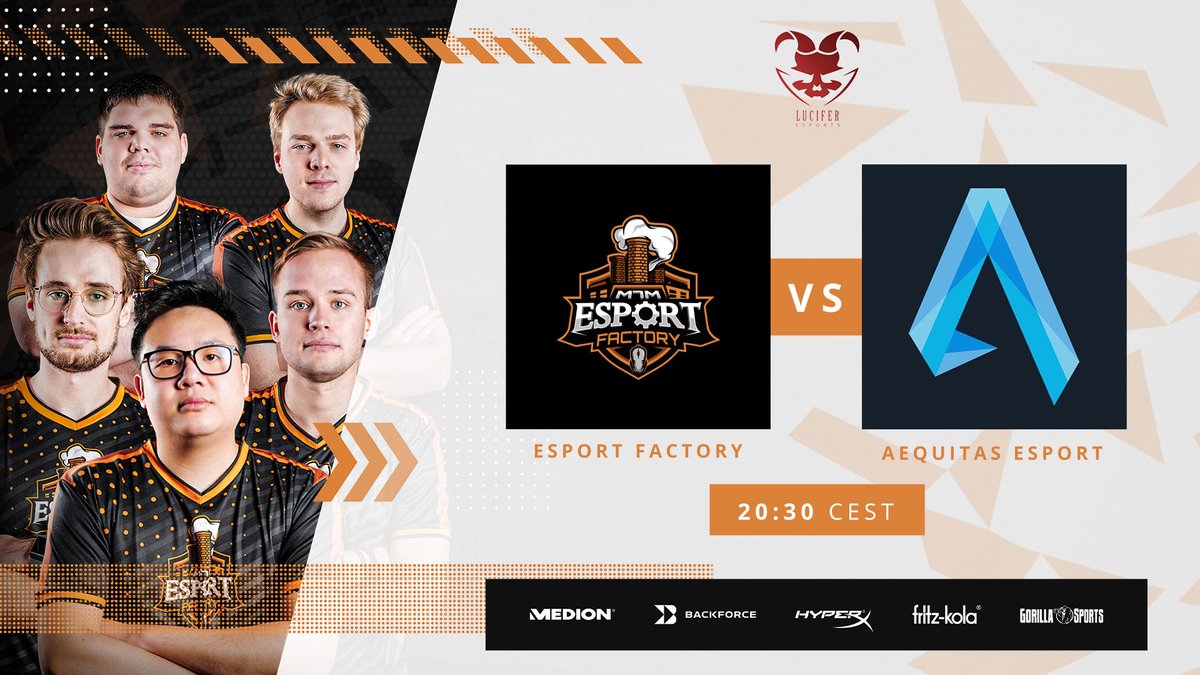 Heute startet für unser A-Team das erste Spiel in der Gruppenphase der #LuciferLeague gegen <a href="/AequitasEsport/">Aequitas eSport</a>. Schaltet ein! 😎

GLHF 🧡

⏰ 20:30 Uhr
🆚 <a href="/AequitasEsport/">Aequitas eSport</a>
📺 twitch.tv/luciferleague

#csgo #LuciferEsports #counterstrike