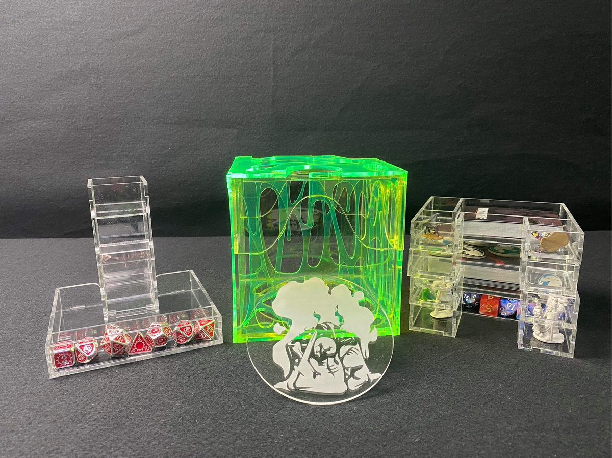 Vulcan_Forged's tweet photo. Today’s update: The Gelatinous Cube Vault! Please watch the video on our Kickstarter to see what this ultimate gift in tabletop gear can really do! https://t.co/pqM3sO1xZP #ttrpg #TTRPGs #tabletop #dungeonsanddragons #Cthulhu #deckofmany #boardgames #CallOfCthulhu #criticalrole https://t.co/oj2WpdQ7LH