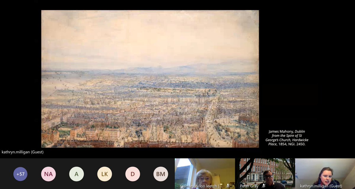 And we're off!  @katymilligan is thanking  @petergray47 for the invite to speak at the  @IrishStudiesQUB seminar & the  @IrishResearch council for the funding that enabled her to finish her  @ManchesterUP book,  #PaintingDublin   #IrishStudies  #LoveIrishResearch