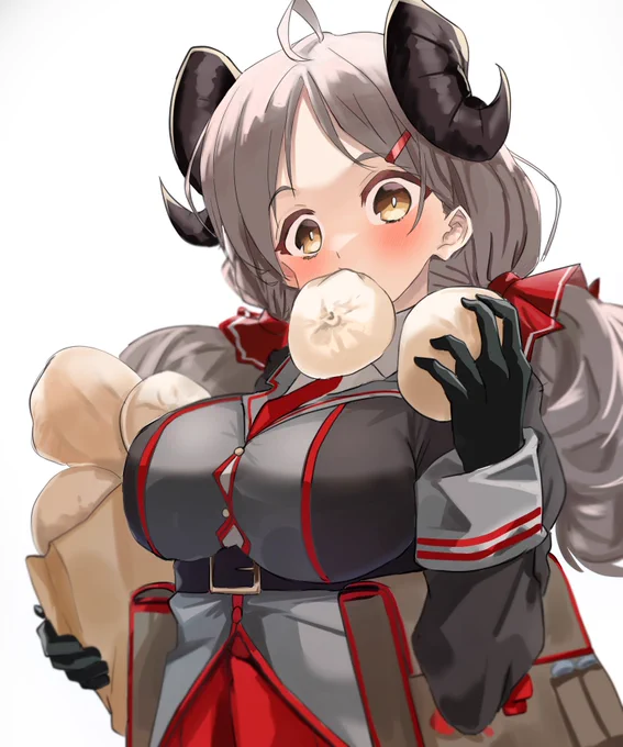イズミちゃんにたくさん肉まん食べてほしい#ブルーアーカイブ 