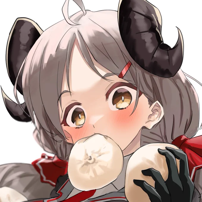 イズミちゃんにたくさん肉まん食べてほしい#ブルーアーカイブ 