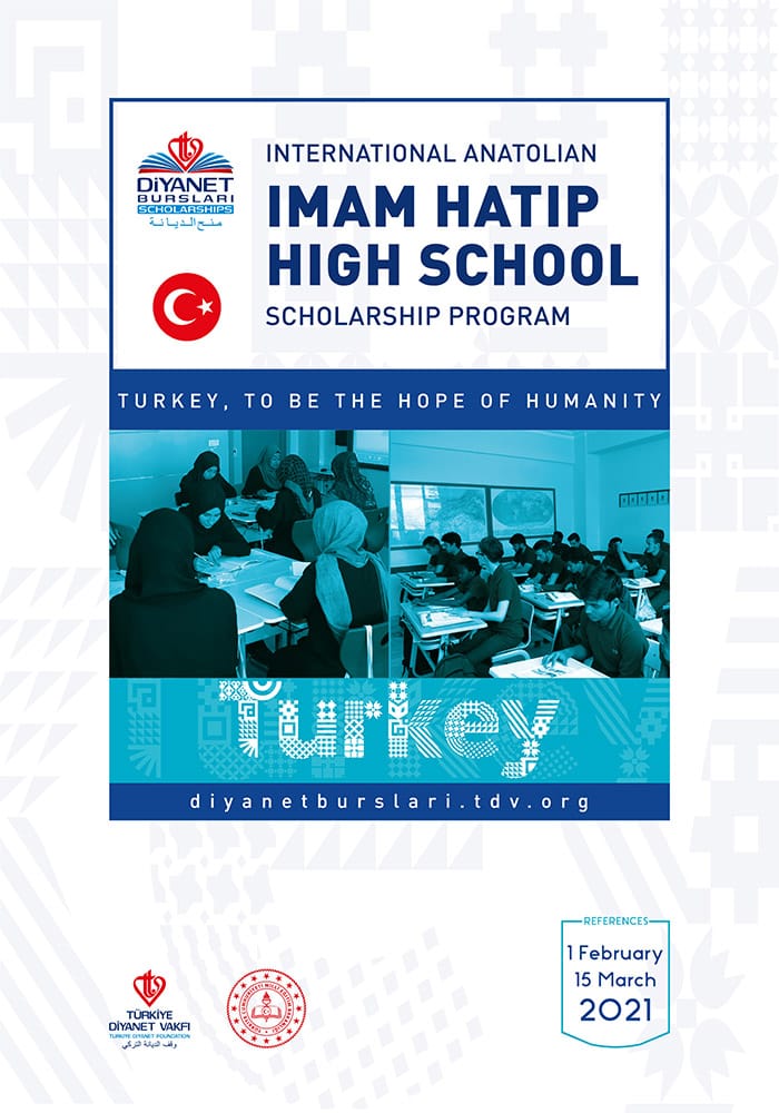 DrsMarian's tweet photo. Turkish Diyanet Foundation Scholarship Program applications open between 1 February 2021 and 15 March 2021.

For detailed information please check: https://t.co/OMcPyRpyIB
E-mail: egitim@tdv.org 

https://t.co/X0eqYzk6mM 

@diyanet_en @DiyanetVakfi @diyanetbasin @DiyanetSomalia https://t.co/Mdvm1Yducx