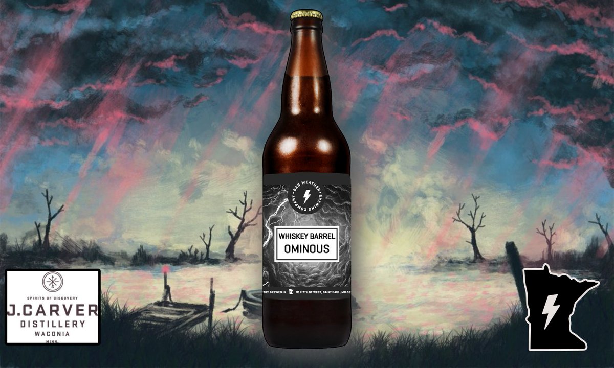 Bad Weather Brewing (@badweatherbrew) on Twitter photo Today <a href="/JCarverSpirits/">J. Carver Distillery</a> is releasing Trifecta, a complex whiskey distilled from a trio of malted barleys & aged over four years in 3 types of experienced barrels
Lucky for us we aged Ominous in one of the Trifecta Whiskey Barrels & it's available today
commerce.arryved.com/location/BXhr5… Today <a href="/JCarverSpirits/">J. Carver Distillery</a> is releasing Trifecta, a complex whiskey distilled from a trio of malted barleys & aged over four years in 3 types of experienced barrels
Lucky for us we aged Ominous in one of the Trifecta Whiskey Barrels & it's available today
commerce.arryved.com/location/BXhr5…
