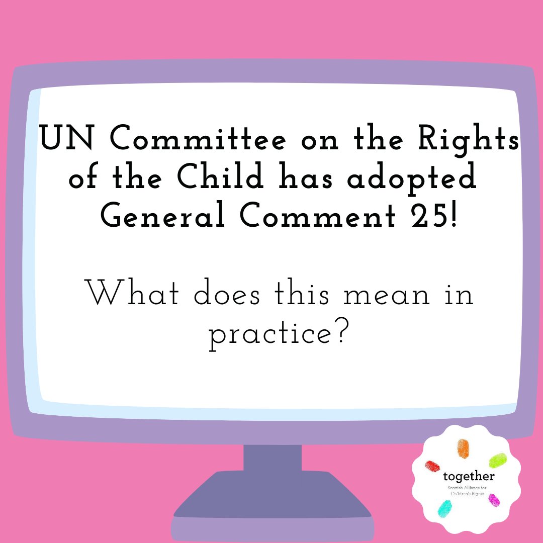 General Comment 25 will be an authoritative interpretation of how children’s rights should be promoted & upheld in the digital environment!Let's look at what this means in practice #RightsResolution