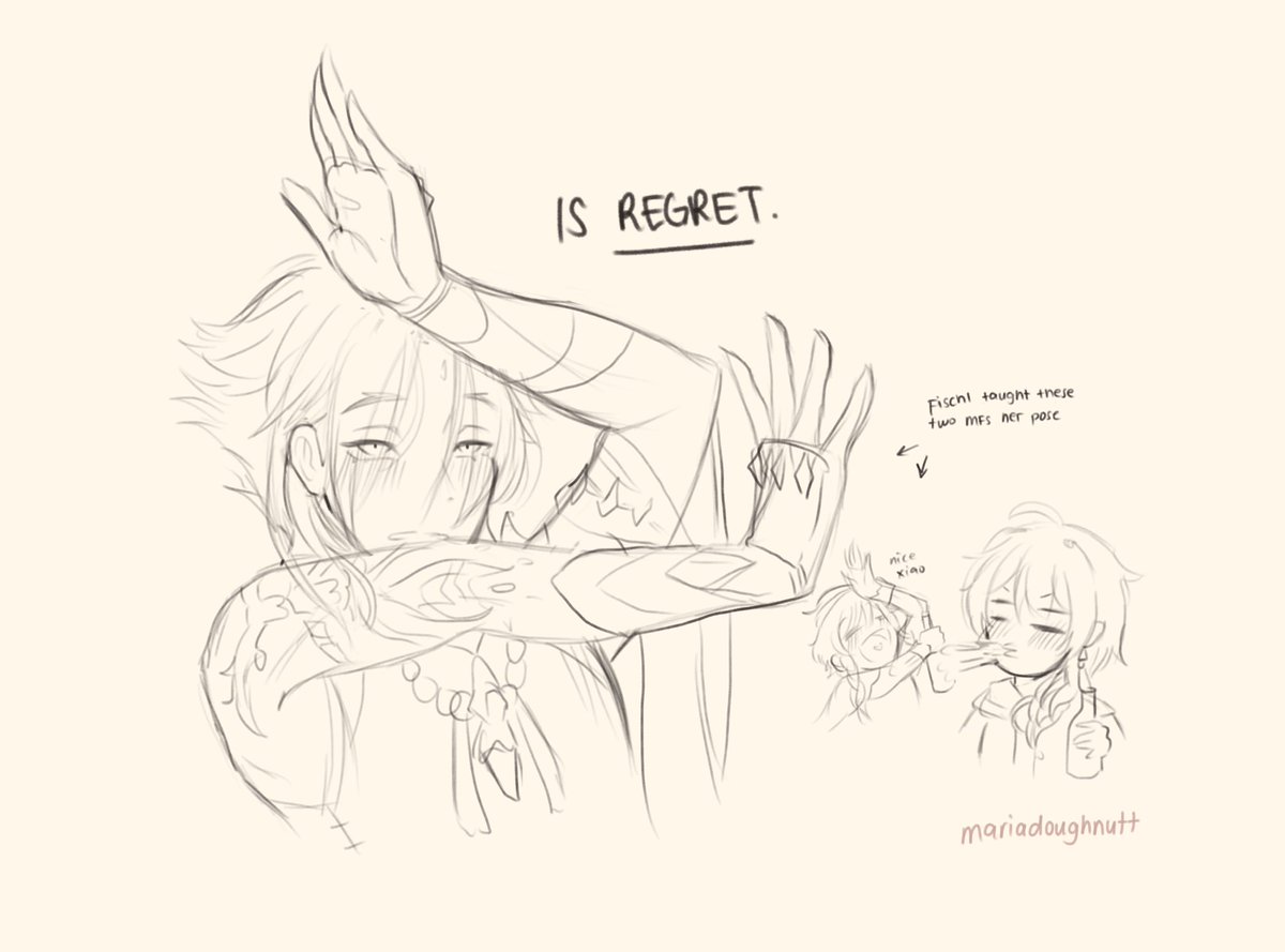 Venti got xiao drunk, aether can't handle their shit.

#GenshinImpact  #原神 #xiao 