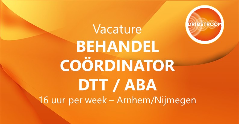 Wij zoeken een behandelcoördinator Discrete Trial Teaching / Applied Behavior Analysis! Heb jij een masterdiploma binnen de gedragswetenschappen, ben je SKJ-geregistreerd en volg je de opleiding BCBA of heb je deze al afgerond?  Bekijk dan de vacature via bit.ly/3a3Si3n