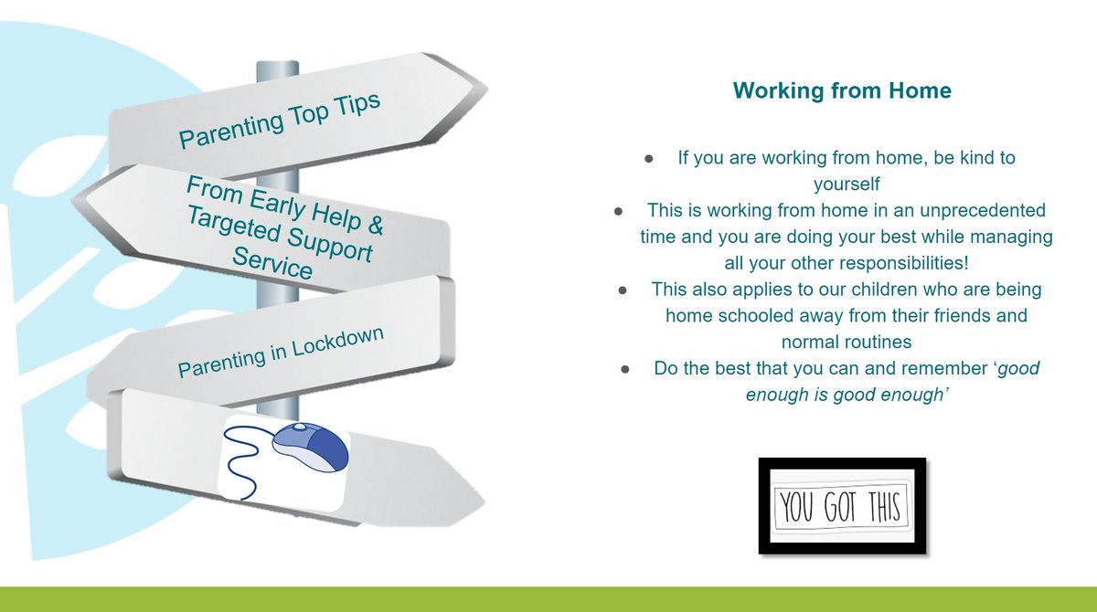 The Early Help and Targeted Support Service are providing daily parenting top tips to support families throughout lockdown.

If you require further support, please contact the Family Support Worker duty line on 01926 412412📞 ow.ly/DFJ750CRTPp🖱️

View today’s top tip⬇️