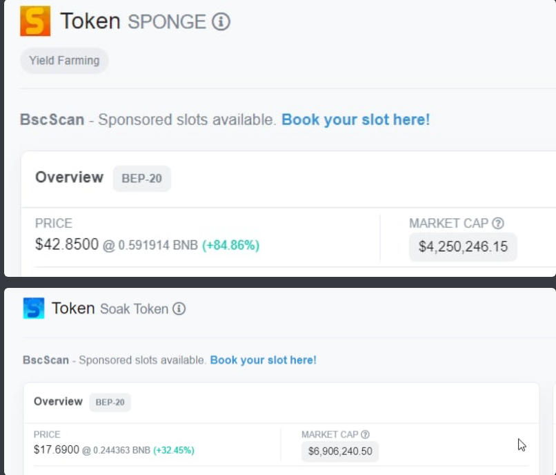 Marketcaps --> 4.2M for SPG and 6.9M for SOAK... 42 &amp; 69 am I the only one to see something here 🤣🤣🤣