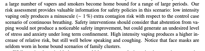 So, in conclusion, being around a vaper is safer than being around somebody who is talking or coughing. 4/