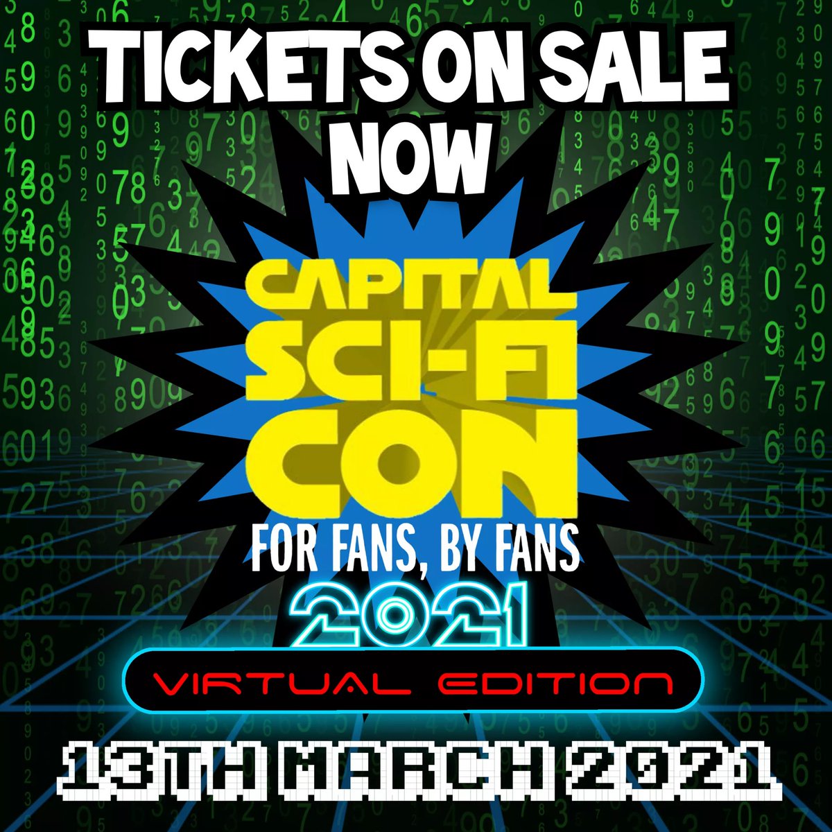 Capitalscificon's tweet photo. Tickets on sale now!!!!!!!

We thought we'd give our followers a head start on tickets sales, before it's announced in the Newspapers tomorrow...

proceeds will be going to our chosen charity CHAS (Children's Hospices Across Scotland) 

https://t.co/yFaON6EQqC https://t.co/YbGFnqePjT