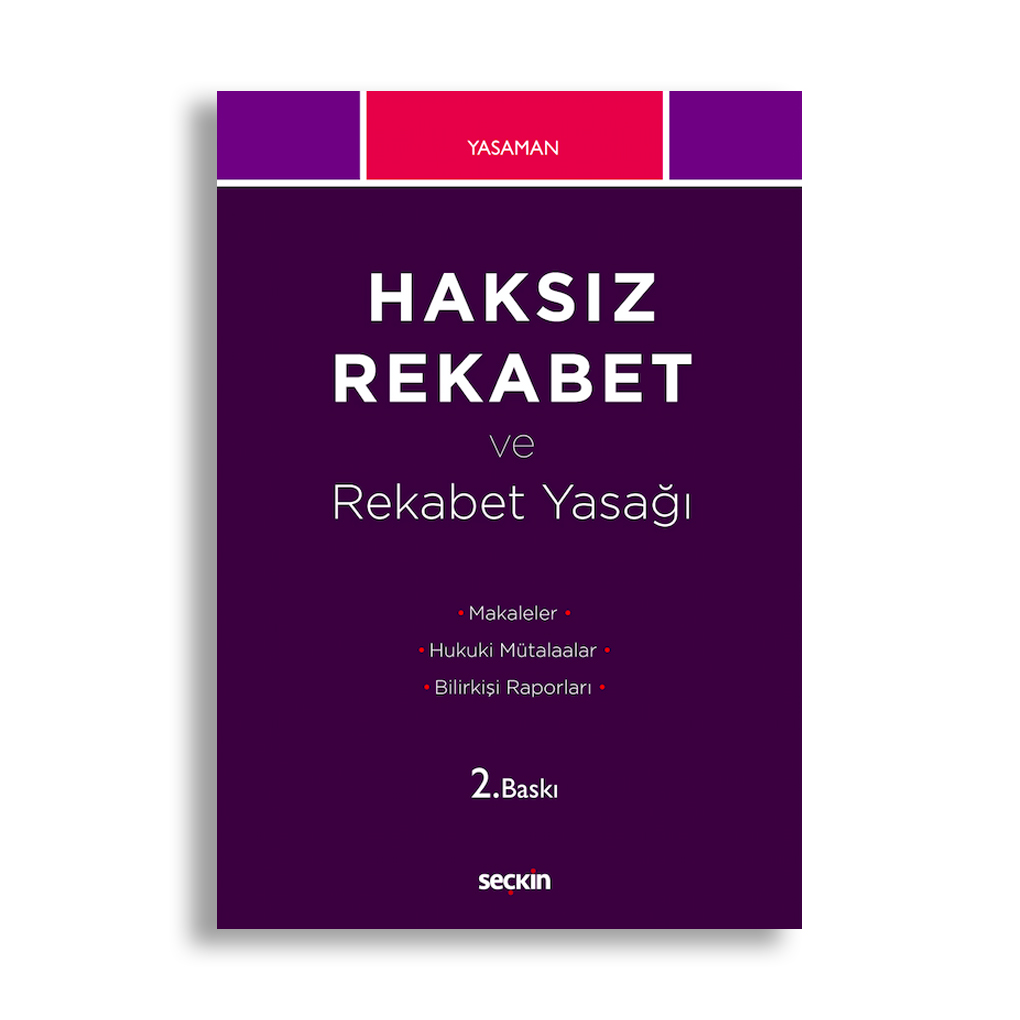 📚 Prof. Dr. <a href="/HamdiYasaman/">Hamdi Yasaman</a>'ın Haksız Rekabet ve Rekabet Yasağı - Makaleler, Hukuki Mütalaalar, Bilirkişi Raporları adlı eserinin 2. basısı Seçkin Yayınlarından çıktı 📢 
İçindekiler için ⇢yasaman.av.tr/haksiz-rekabet…