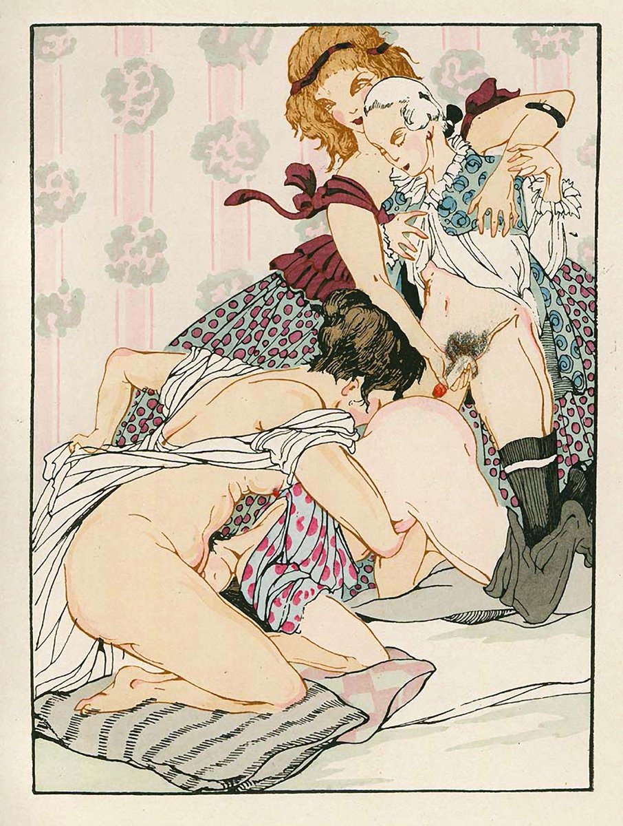Vintage pornographic art.