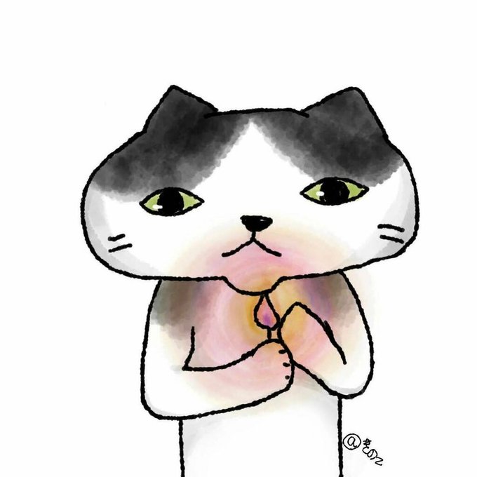 ネコイラストのtwitterイラスト検索結果