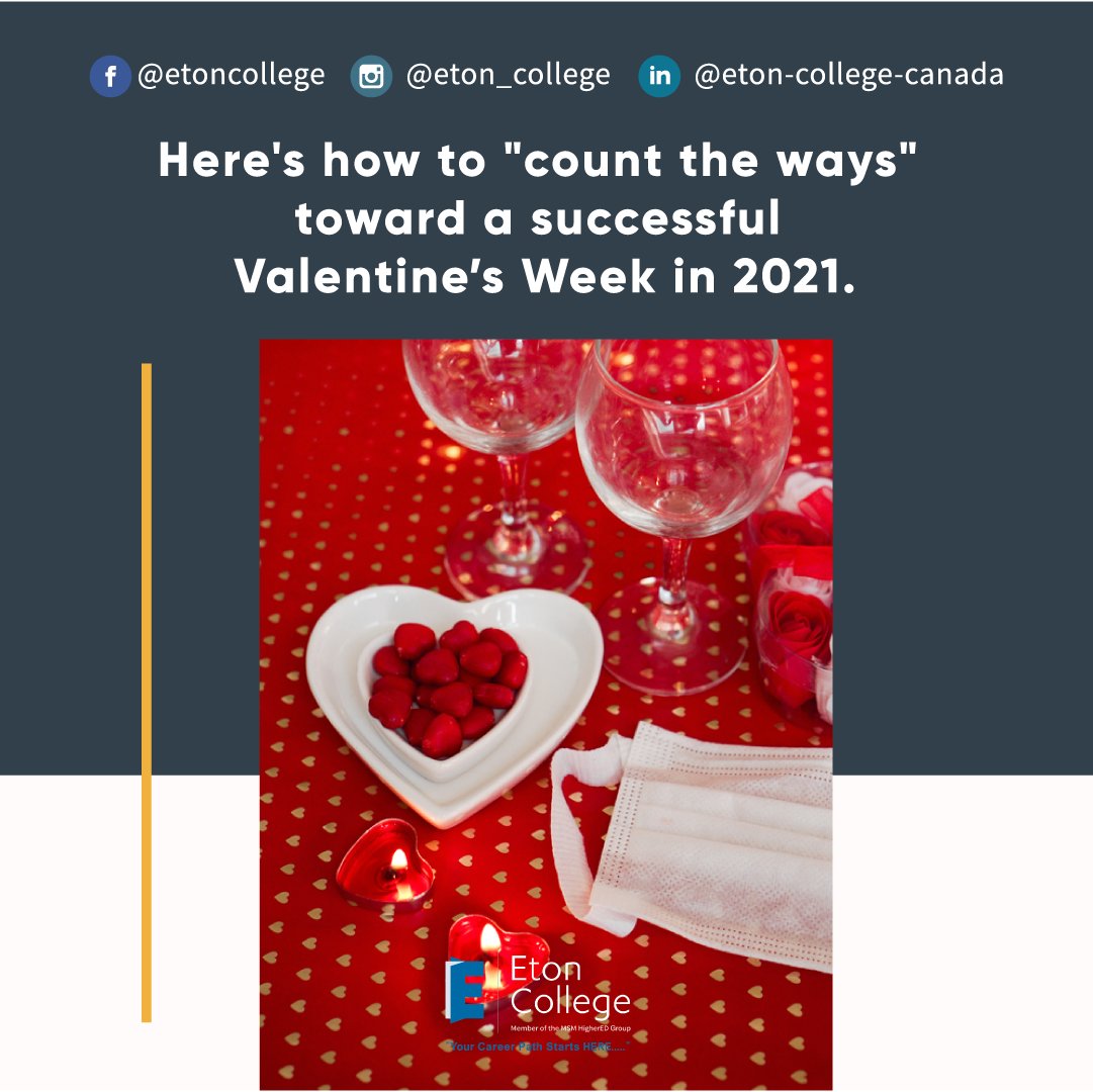 etoncollegeca's tweet photo. For some businesses, the Valentine's Day falling on a Saturday is like kissing a frog. Here's how to "count the ways" toward a successful Valentine’s Week in 2021.

Read more here: https://t.co/coWND5QtEf

#Valentine #Holiday #Business #Events #Hospitality #EtonCollege https://t.co/vPLDxvX1vy