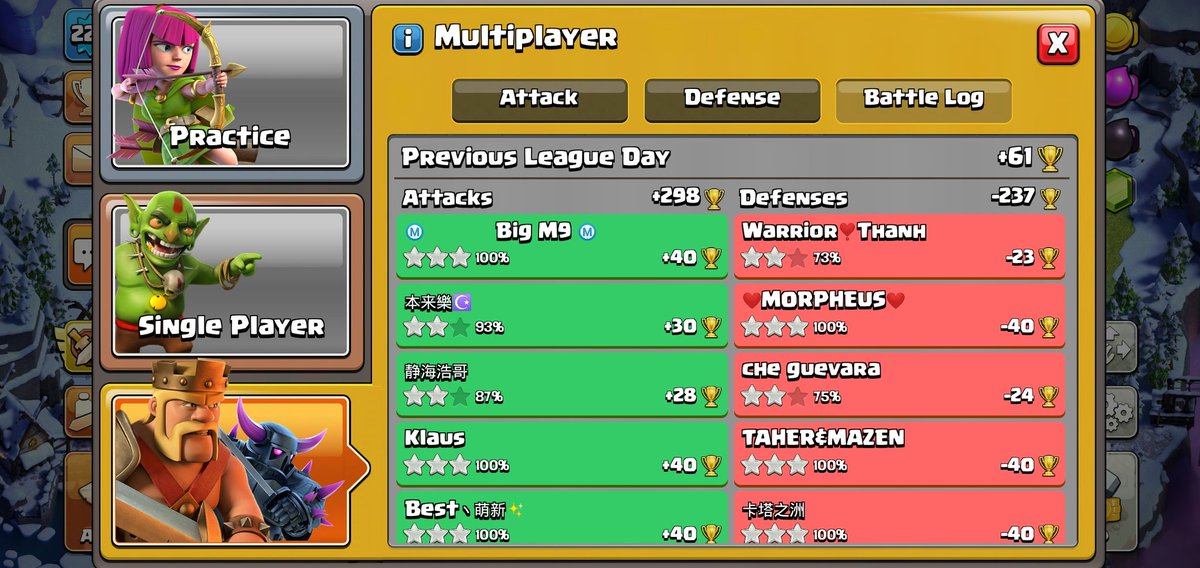 I want to share this base with you because it defended very well at 5,6-5,7k trophys in legend league
Unfortunately my offense wasn't the greatest but my defense gave me a good day🔥

link.clashofclans.com/en?action=Open…