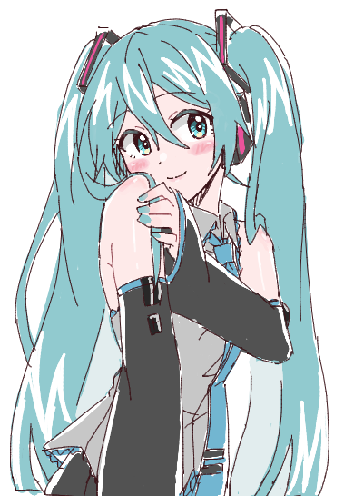 初音ミク 「らくがきいい 」|すぽのイラスト