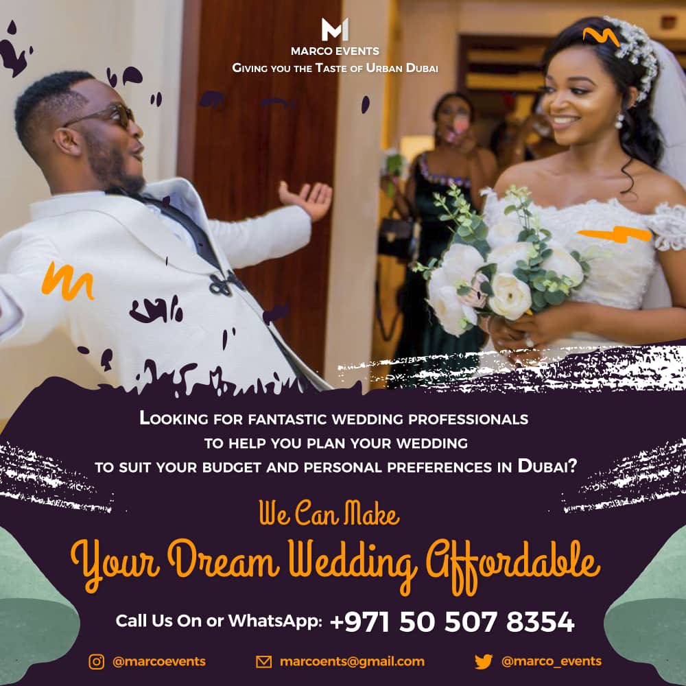 Marcus320_ng's tweet image. Tell us about your dream wedding and we will make it happen..
Pls retweet for those proposing on 14th to see oh..
@marco_events
#dubaiWedding #destinationWedding