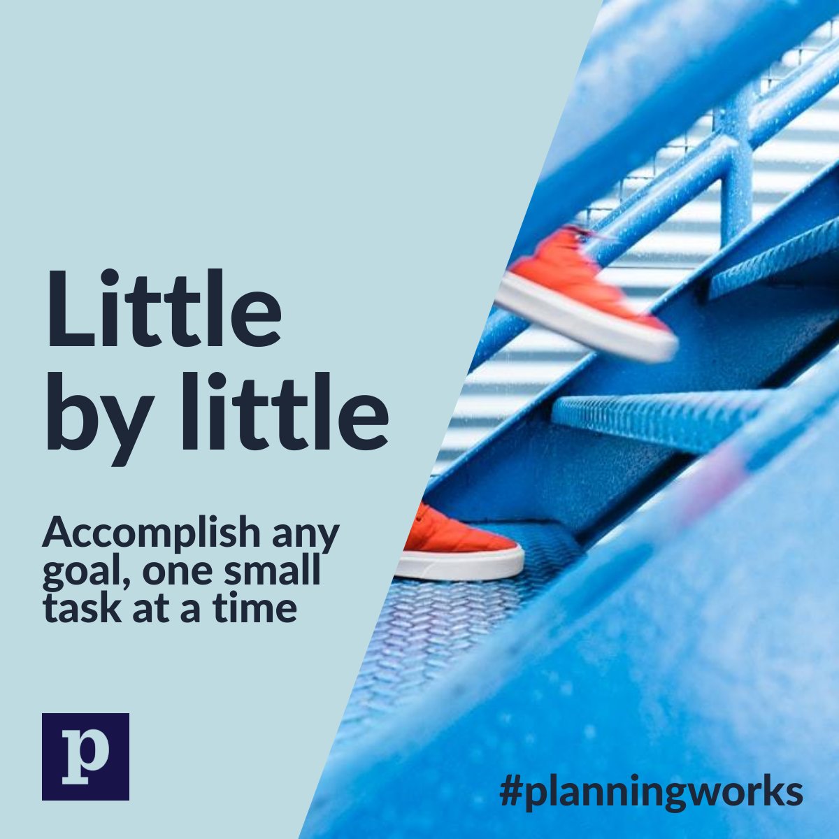 TheWorkConsult's tweet photo. Tackle big goals—one step, one task at a time.

#Morningnote
#planningworks
#work
#business
#plannotes https://t.co/dHBVbX5meJ