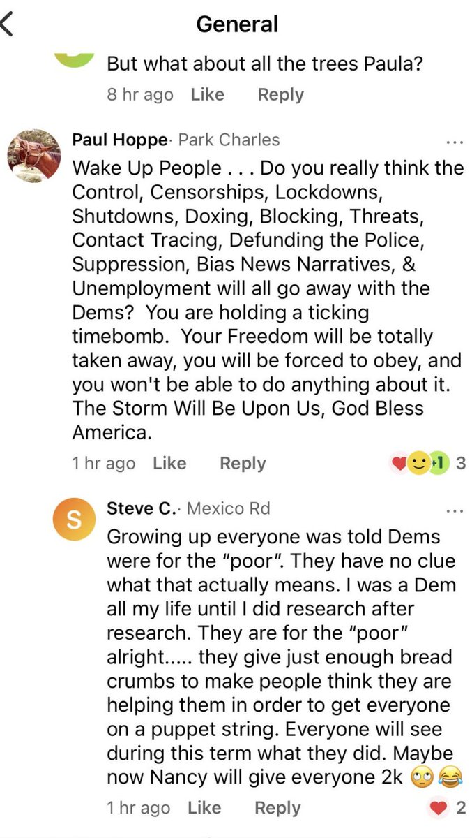 The drive to get people on the bus led to a lot of commentary supporting the lie that Trump actually "won" the election, phony claims about "fraud", & bug-eyed fear of "socialism", fairly standard stuff for people who attended TteasonFest in DC Jan. 6.  5/