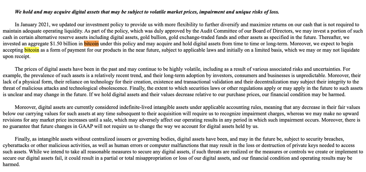 CryptoFR's tweet photo. Dans un rapport envoyé à la @SEC_News, la société @Tesla annonce avoir acheté pour 1,5 milliards de $ en #bitcoin 🚀

Ils annoncent également vouloir accepter bitcoin comme  paiement dans un futur proche 💸

La marché a réagit à cette nouvelle en cassant l'ATH de 42000$ 🧨 https://t.co/JbiGorrm26