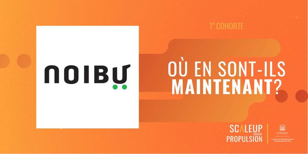 scale_up_garage's tweet photo. @shopnoibu a participé au programme @start_up_garage en 2018 + @scale_up_garage en 2019. ✨

En cours de route, ils ont réorienté leur mandat principal. Leur équipe se consacre maintenant à la correction d'erreurs pour les commerces électroniques. Un choix très avantageux. 🔥 https://t.co/NwIn9EFPfN