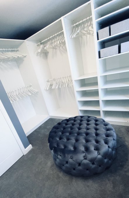 ThankYou so much for our Valentine’s Day presents everyone involved ??This beautiful big velvet stool