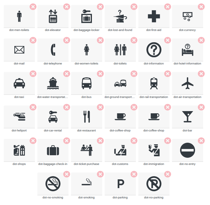 friconix's tweet photo. Do you miss traveling? Escape with the original DOT set of pictograms. https://t.co/lEH8Hnm00C