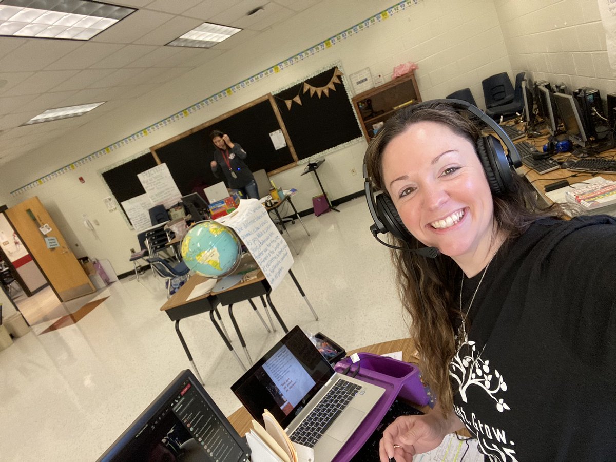 When you are digital teachers, but your school issues a step challenge 😂  We are up and moving while we teach <a href="/MRegan0123/">Dr. Rosario-Regan</a> <a href="/jen_frady/">Jennifer Frady</a> <a href="/SandiHarrison22/">Sandi Price Harrison</a>