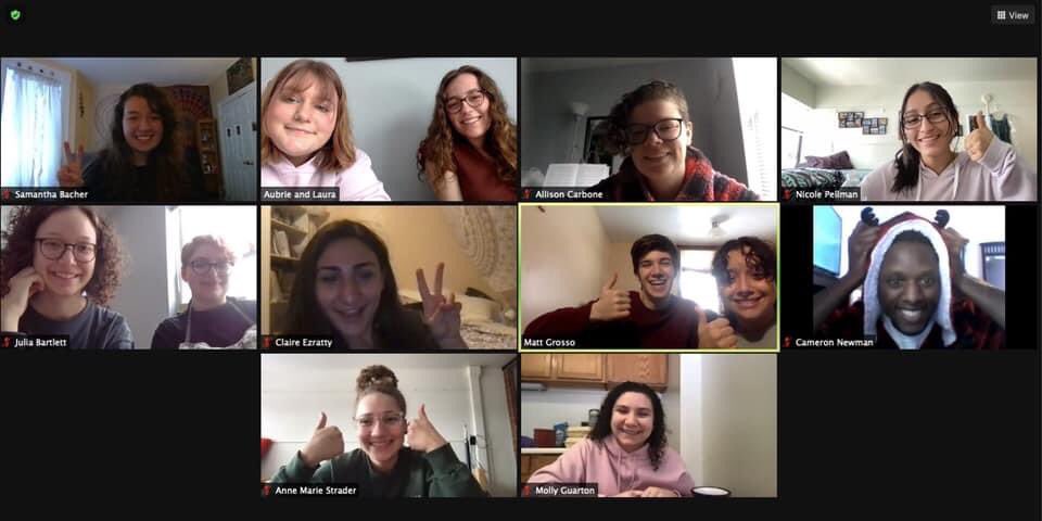 Happy spring 2021 semester! 🎻📚 We hope you had a great first week and are ready to take on week two! Here are some string music ed majors at <a href="/CraneASTA/">Crane ASTA</a> brunch meeting yesterday. 🥞🥯
•
•
•
#cranestrings #craneschoolofmusic #makeitcrane #sunypotsdam #potsdamproud #asta