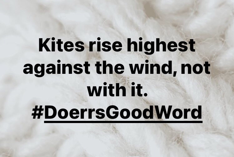 DoerrMatt's tweet image. #DoerrsGoodWord