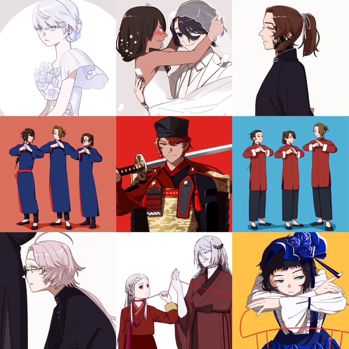 今回描いたまとめです〜!
たくさんありがとうございました!??? 