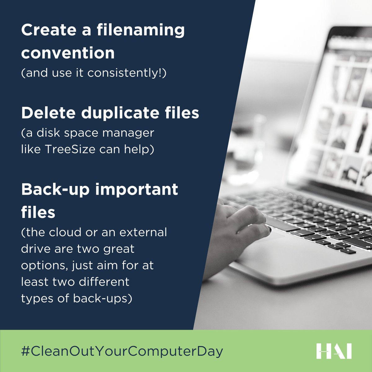 Today is #NationalCleanOutYourComputerDay, started in 2000 by the Institute of Business Technology! As you take a little time to do some basic computer housekeeping, here are a few of our records managers' best tips for giving your PC a little TLC.