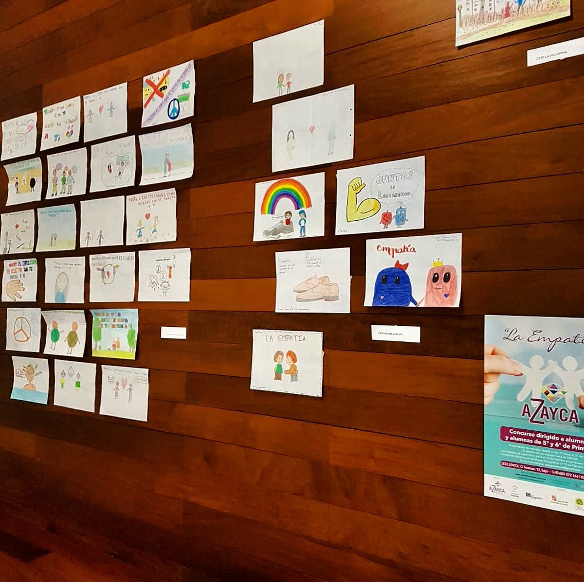 Se inaugura el concurso de dibujo infantil organizado por AZAYCA con el título de: LA EMPATÍA y patrocinado por la Excma. DIPUTACIÓN PROVINCIAL con la colaboración del museo Etnográfico y la Fundación de Caja Rural. <a href="/dipuzamora/">Diputación de Zamora</a> <a href="/Muset_CyL/">MuseoEtnográficoCyL</a> <a href="/cajaruralzamora/">cajaruralzamora</a>