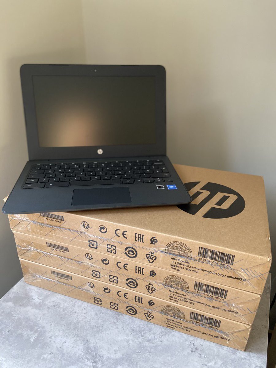 A huge thank you to @ArupUk who have donated 20 brand new Chromebooks to @LaurusRyecroft. Thanks to their incredible generosity even more students now have the equipment they need whilst learning from home. @GMACdigital @GreaterMCR #GMTechFund