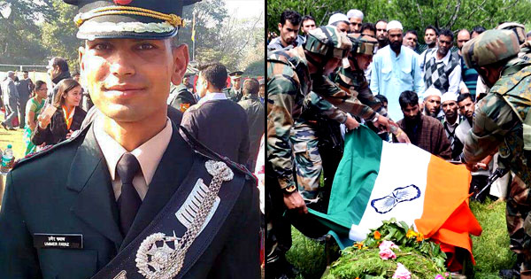 To attack an unarmed soldier, the Hyenas came in herdLT UMMER FAYAZ was a son of a farmer, Fayaz Ahmed Parrey from Sudsona village in Kulgam district in J&K. Lt Ummer had studied from JNV Anantnag, always aspired to become an officer in the Army  #RealHeroOfJK #KnowYourHeroes