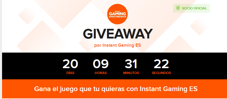 ¡Participa y gana el juego que tu elijas en este #Sorteo!

Click en el enlace y escribe el juego que te gustaría ganar

👇 👇 👇 👇 👇 👇 👇 👇 👇 👇
 🤜 instant-gaming.com/es/giveaway/IN… 🤛
👆 👆 👆 👆 👆 👆 👆 👆 👆 👆

#Gaming #streamers #gamers #PCMR