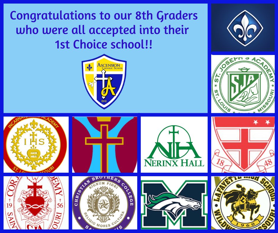 Ascension_K8's tweet photo. Congratulations to the Class of 2021!!!  #ACSGatorPride #GatorsAlwaysTogether #ClassOf2021 #CatholicSTL https://t.co/yDZqqqhlz9