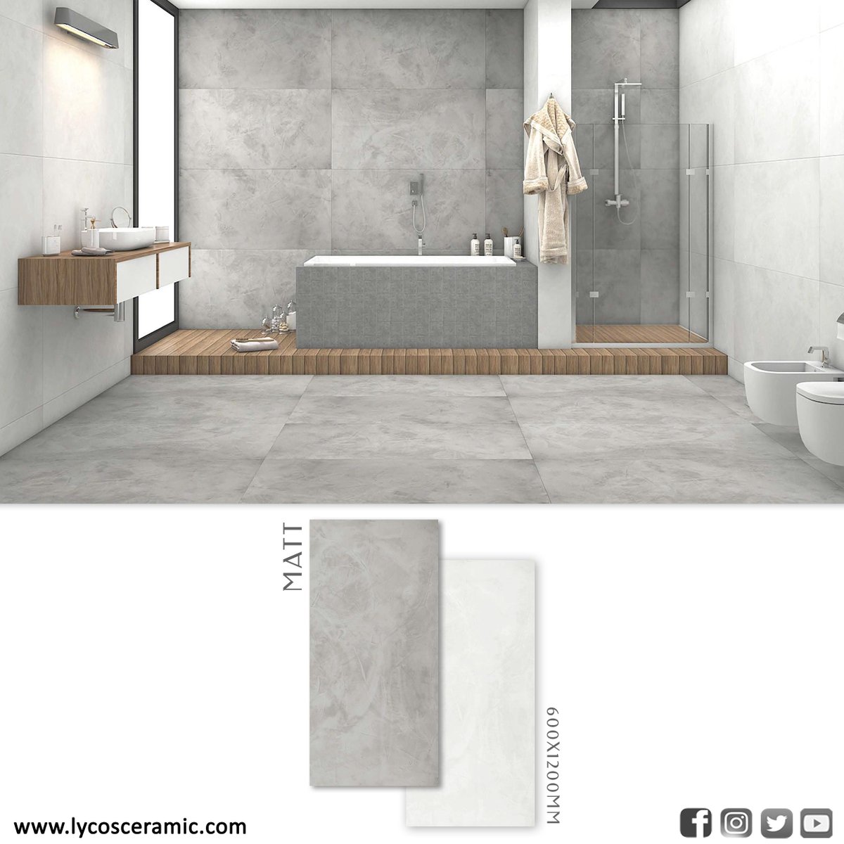 lycostiles's tweet photo. Bring eternal shine to your dream space.
#Matt #Tiles
https://t.co/r0K0cCIOdN
๐+919909998712
๐ฉexport@lycosceramic.com
#MattTile #MattTiles #MattWallTiles #Bathroomtiles #600x1200MM #WallTiles #FloorTiles #PorcelainTile #CeramicTile #TilesFinish #InteriorDesign #Decor #Lycos https://t.co/wgWNscbt9z