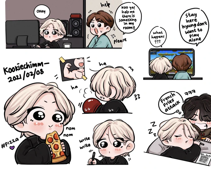 koo's daily activities! #sketch 