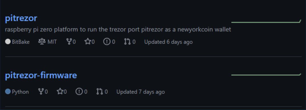 nycoincommunity's tweet photo. $NYC PiTrezor and it's firmware are now open source, thank you @CryptoLover705. 

#DIY #Hardware #wallet 
#custom #firmware #NYCoin https://t.co/Jf1ChvJUkP