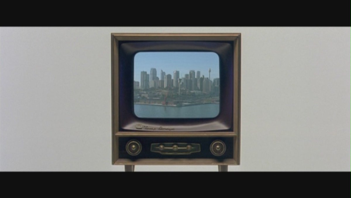 Remember the TV set where Morpheus shows Neo the "real world"?Turns out, it's a Radiola "Deep Image" Model 209C from AWA (Amalgamated Wireless - Australasia).Why is this cool?AWA is an Aussie company. They have a white tower that was once the tallest building in Sydney.3/