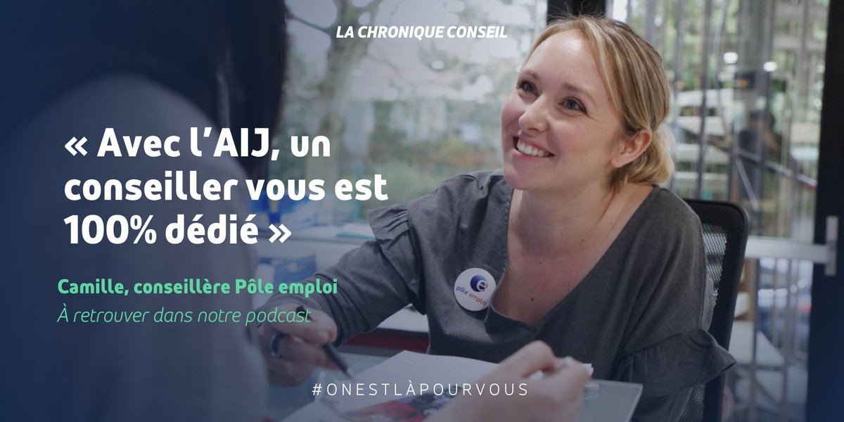FranceTravail's tweet image. L’AIJ est un dispositif d’accompagnement renforcé proposé par @pole_emploi. Camille vous explique tout dans #UneMinutePourLEmploi 🎧👉bit.ly/2Oi4i8R #AvecPôleEmploi #1jeune1solution