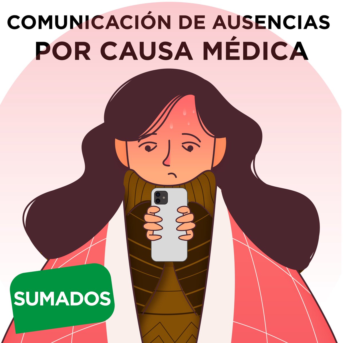 SumadosT's tweet photo. ¿Sabes qué trámites debes seguir para notificar ausencias laborales por causa médica?. Aquí te lo explicamos: https://t.co/62yDWDI5xJ #TELEFÓNICA #SUMADOS #SCSUMADOS https://t.co/zXh6RF5jIY