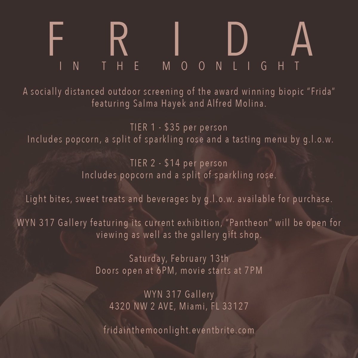 wyn317's tweet photo. https://t.co/i7oy1xnwHB
#wyn317 #glowforgood #fridainthemoonlight #movie #moviescreening #film #wynwood #sfldateideas #wynwoodartsdistrict #datenight #miami #valentinesday #frida #fridakahlo #atmdd #artgallery #miamidesigndistrict #miamigallerys https://t.co/cjHgdw6uTt