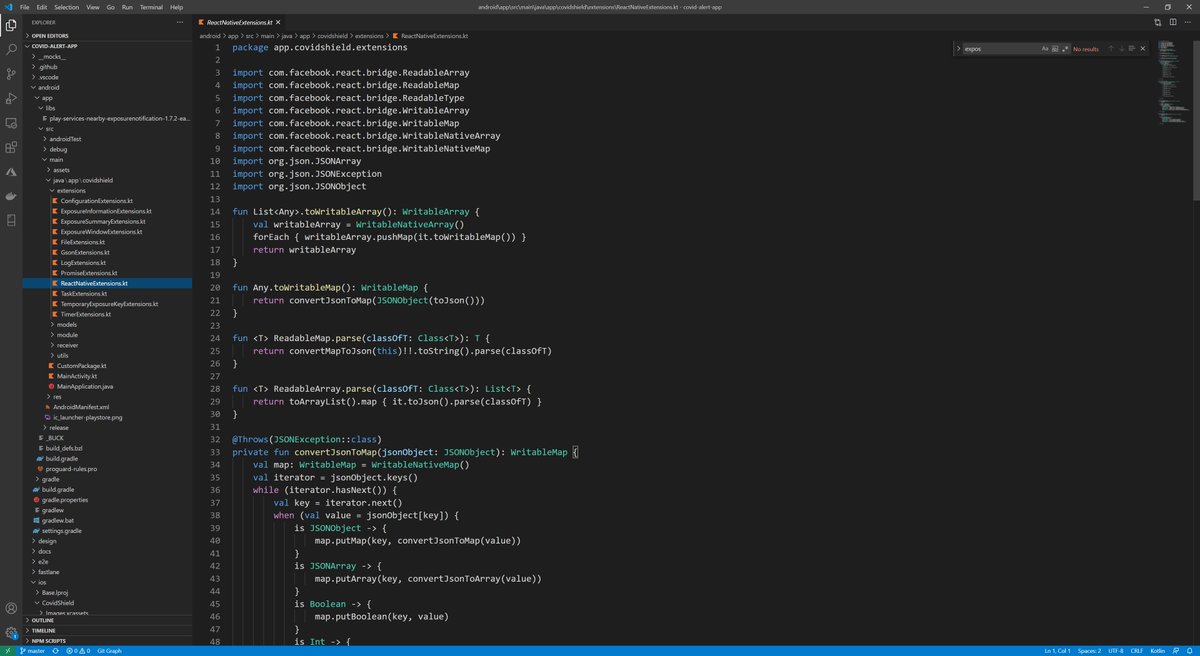 稀jr それぞれの En Api のところはどうしているのかな と思ってみると Objective C と Kotlin でがりがりにポーティングしています